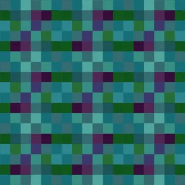 Seamless pattern background from a variety of multicolored squares. Stock Illustration
