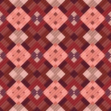 Seamless pattern background from a variety of multicolored squares. Stock Illustration