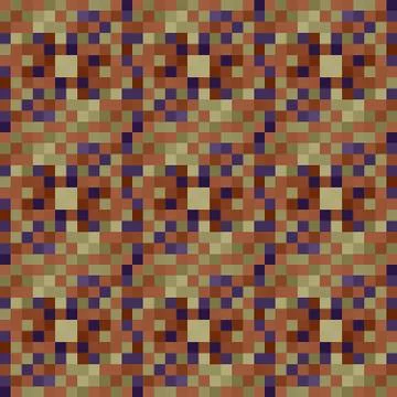 Seamless pattern background from a variety of multicolored squares. Stock Illustration