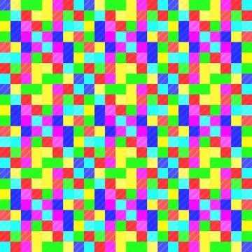 Seamless pattern background from a variety of multicolored squares. Stock Illustration