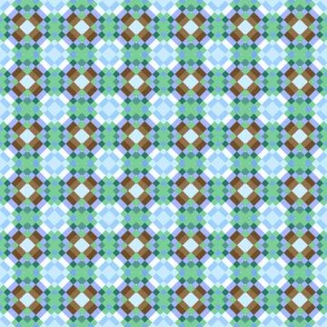 Seamless pattern background from a variety of multicolored squares. Stock Illustration