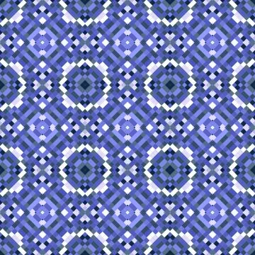 Seamless pattern background from a variety of multicolored squares. Stock Illustration