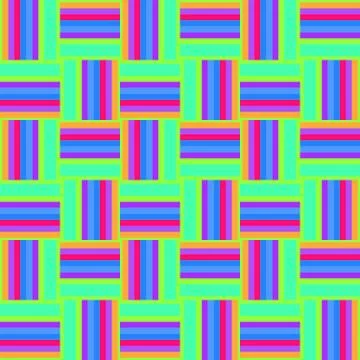 Seamless pattern background from a variety of multicolored squares. Stock Illustration
