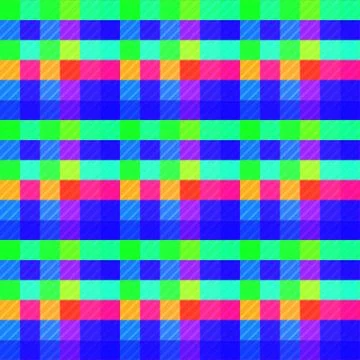 Seamless pattern background from a variety of multicolored squares. Stock Illustration