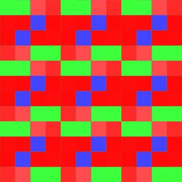 Seamless pattern background from a variety of multicolored squares. Stock Illustration