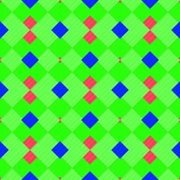 Seamless pattern background from a variety of multicolored squares. Stock Illustration