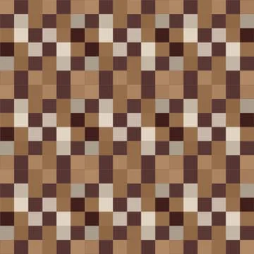 Seamless pattern background from a variety of multicolored squares. Stock Illustration