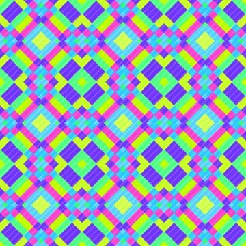 Seamless pattern background from a variety of multicolored squares. Stock-Illustration