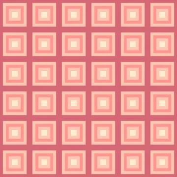 Seamless pattern background from a variety of multicolored squares. Stock Illustration