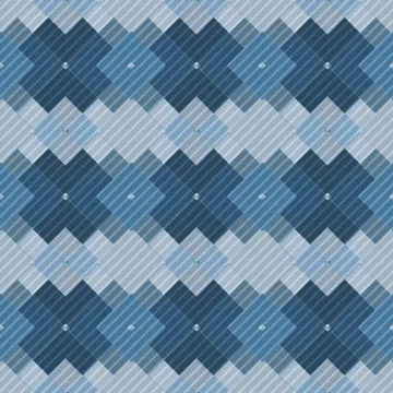 Seamless pattern background from a variety of multicolored squares. Stock-Illustration