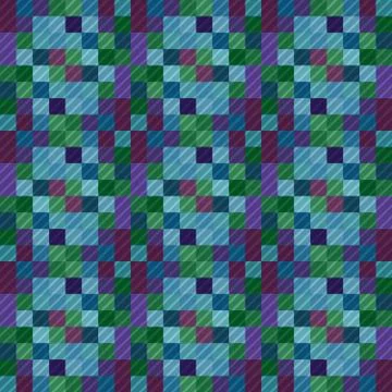 Seamless pattern background from a variety of multicolored squares. Stock Illustration