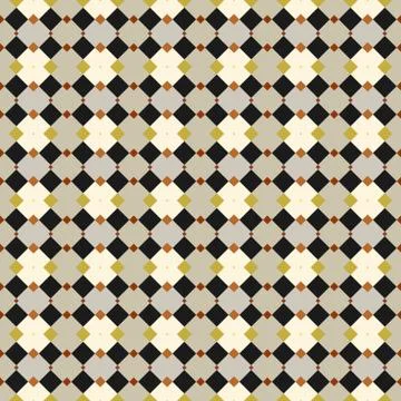 Seamless pattern background from a variety of multicolored squares. Stock Illustration