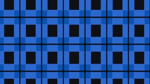 Seamless pattern background from a variety of multicolour squares. Panning. Stock Footage 310331239