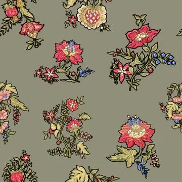 Seamless pattern, background. Vector illustration. Stock Illustration