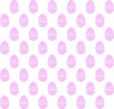 Seamless pattern, backgrounds, textures of colored abstract Easter eggs. Wate Stock Illustration