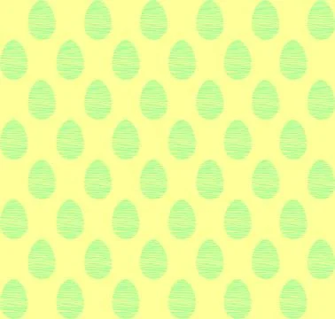 Seamless pattern, backgrounds, textures of colored abstract Easter eggs. Wate Stock Illustration