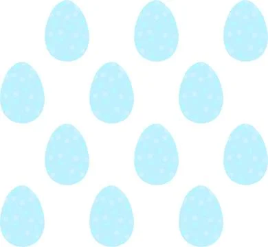 Seamless pattern, backgrounds, textures of colored abstract Easter eggs. Wate Stock Illustration