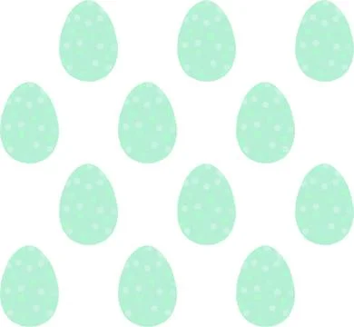 Seamless pattern, backgrounds, textures of colored abstract Easter eggs. Wate Stock Illustration