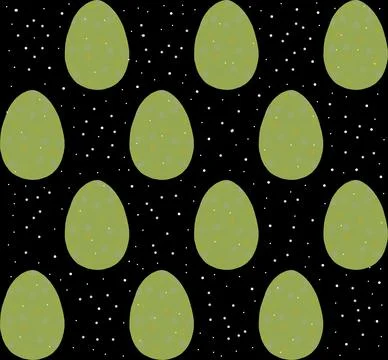 Seamless pattern, backgrounds, textures of colored abstract Easter eggs. Wate イラスト素材