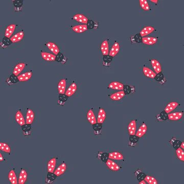 Seamless pattern backpack kid luggage cartoon vector Stock Illustration
