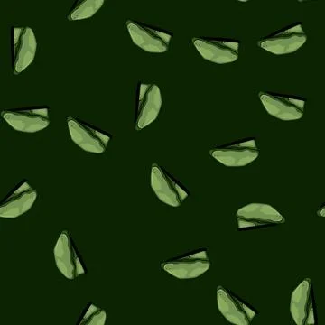 Seamless pattern badge beret hat military cartoon vector Stock Illustration