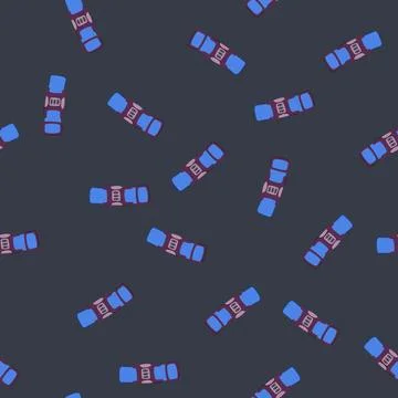 Seamless pattern baggage luggage strap cartoon vector 스톡 일러스트