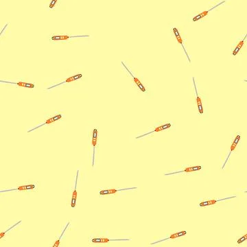 Seamless pattern baking candy thermometer cartoon vector Stock Illustration