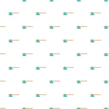 Seamless pattern with balancing scales on white background イラスト素材