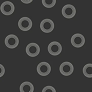Seamless pattern Ball bearing engineering component detailed Stockillustratie