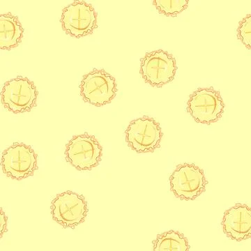 Seamless pattern ball electric orb cartoon vector Illustrazione stock