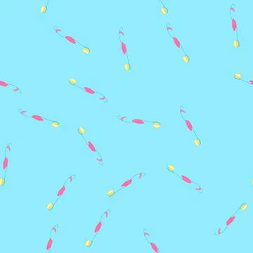 Seamless pattern bamboo toothbrush dental cartoon vector Stock Illustration