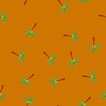 Seamless pattern banana tree with tropical fruit and green leaves イラスト素材