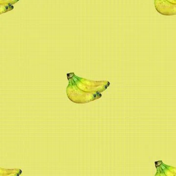 Seamless pattern with bananas Stock Illustration