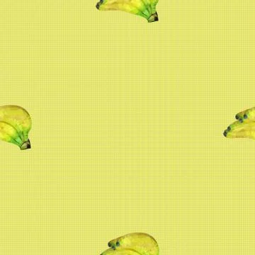 Seamless pattern with bananas Stock Illustration