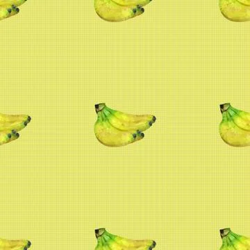 Seamless pattern with bananas Stock Illustration