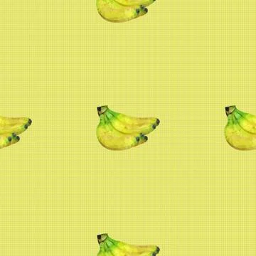 Seamless pattern with bananas Stock Illustration