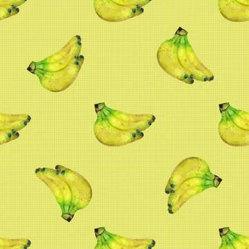 Seamless pattern with bananas Stock Illustration