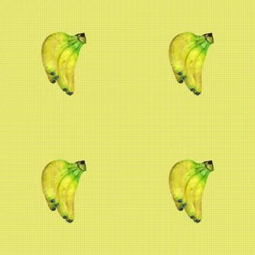 Seamless pattern with bananas Stock Illustration