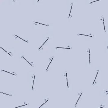 Seamless pattern band clarinet cartoon vector Stockillustratie
