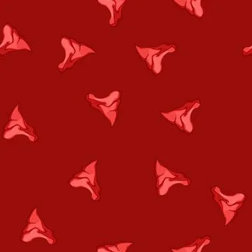 Seamless pattern band handkerchief wild west cartoon vector Stockillustratie