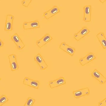 Seamless pattern bank safe cartoon vector 스톡 일러스트