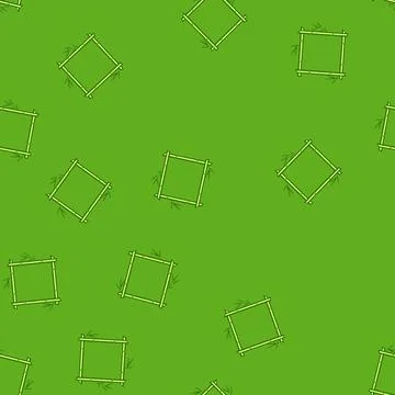 Seamless pattern banner bamboo frame cartoon vector イラスト素材
