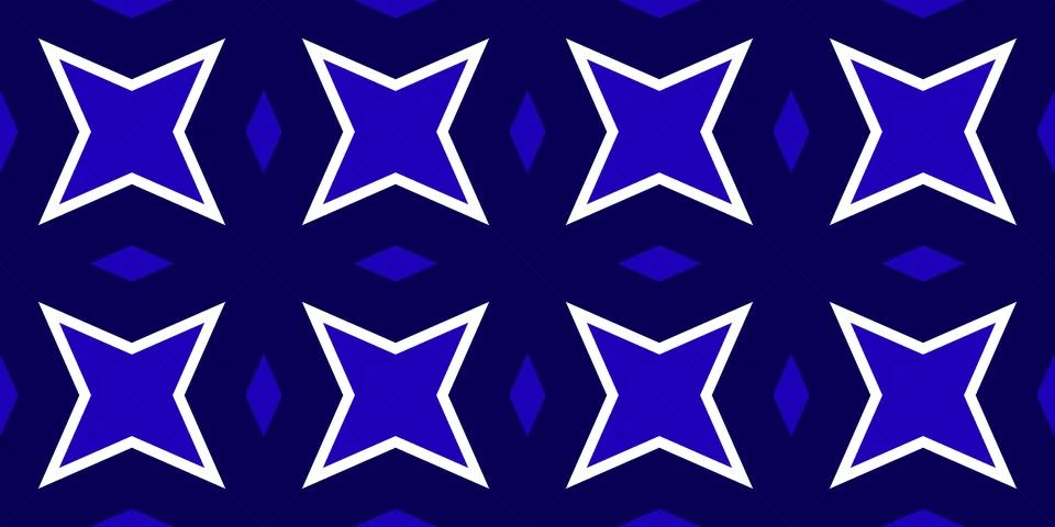 Seamless pattern banner blue and white. Merry Christmas. Happy New Year. Fr.. Illustrazione stock