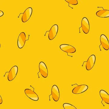 Seamless pattern banner callout shapes cartoon vector イラスト素材