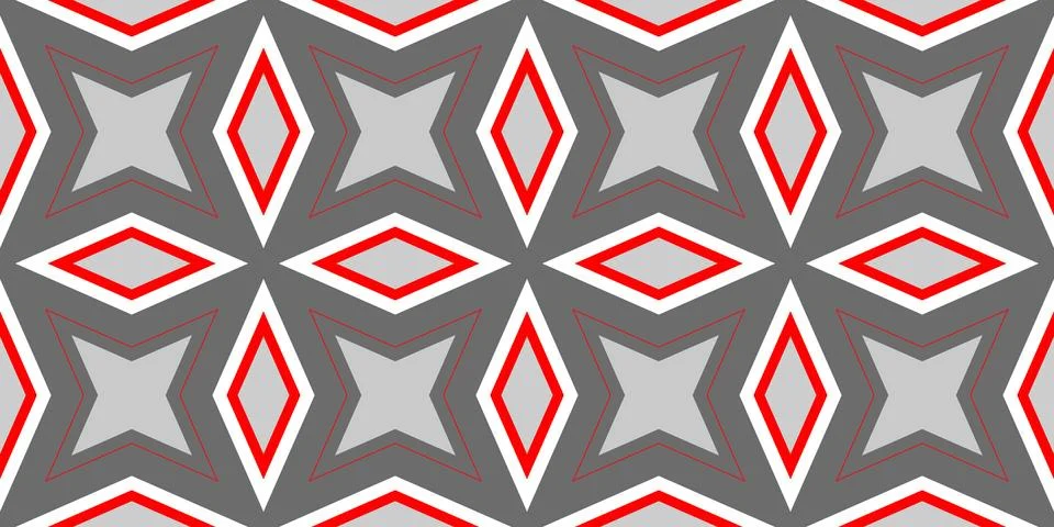 Seamless pattern banner gray and red. Merry Christmas. Happy New Year. Red .. Illustrazione stock