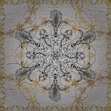 Seamless pattern in Baroque style. Vintage colorful patterns. Beautiful pattern 스톡 일러스트