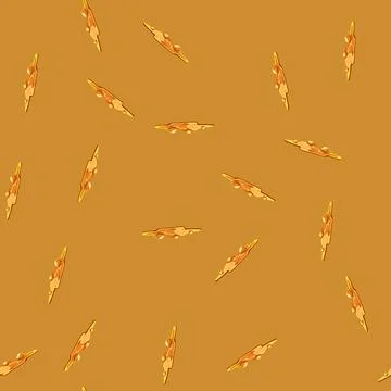 Seamless pattern basalt lava puddle cartoon vector Stock Illustration