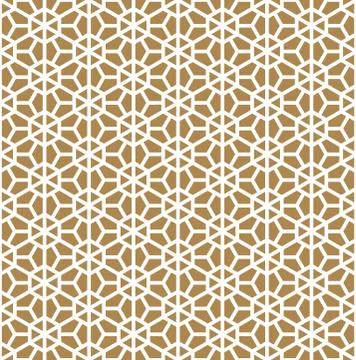 Seamless pattern based on Japanese ornament Kumiko Stock Illustration