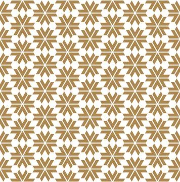 Seamless pattern based on Japanese ornament Kumiko Stock Illustration