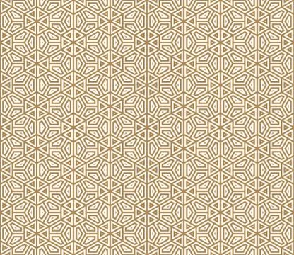 Seamless pattern based on Japanese ornament Kumiko Stock Illustration
